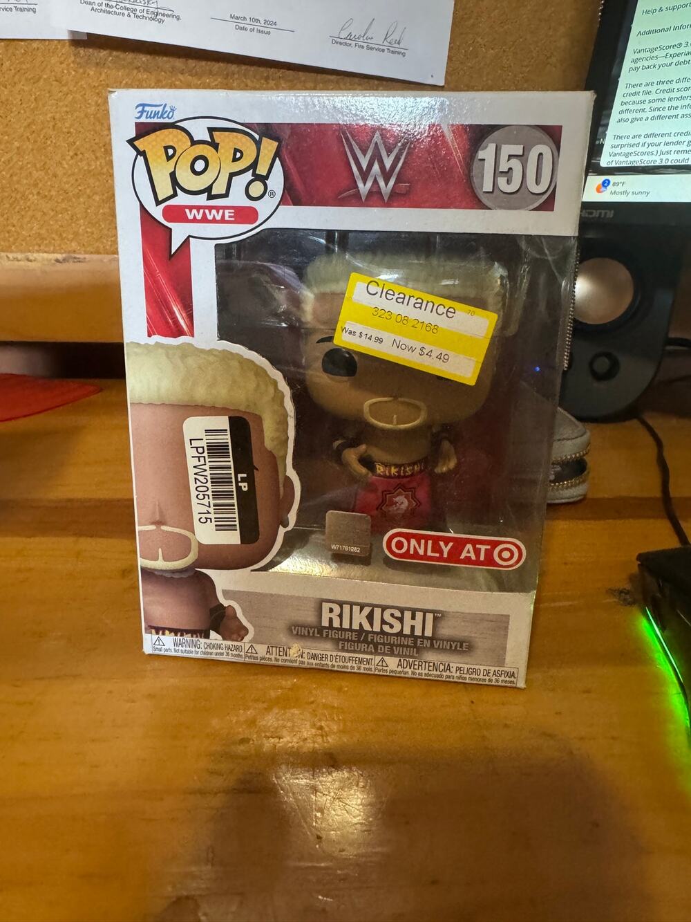 Funko Pop WWE Rikishi #150 Target Exclusive Vinyl Figure New In Box